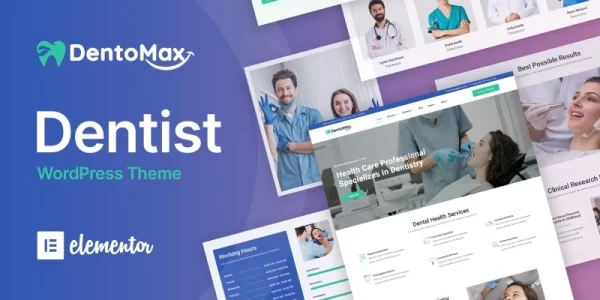 DentoMax Dentist, Medical Healthcare WordPress Theme 1.0 GPL Theme