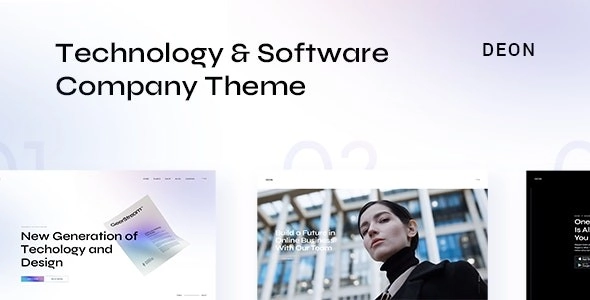 Deon Technology and Software Company Theme 1.0 GPL Theme