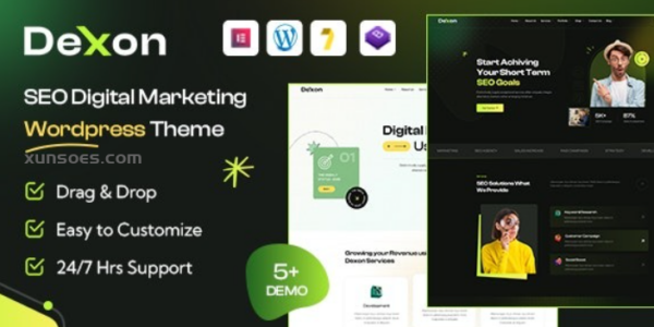 Dexon SEO Digital Marketing WordPress Theme 1.0.0 GPL Theme