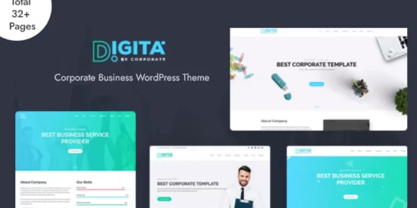 Digita Corporate Business WordPress Theme 1.0 GPL Theme