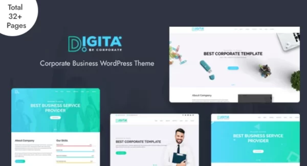 Digita Corporate Business WordPress Theme 1.0 GPL Theme