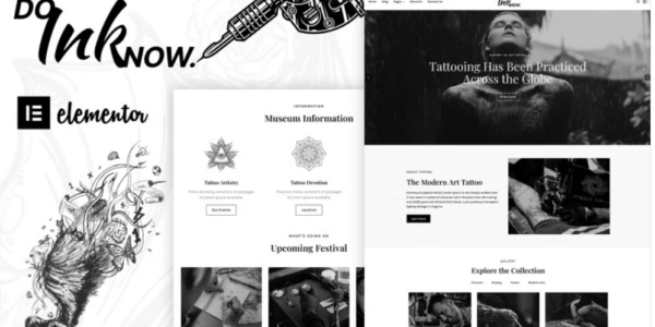 Doinknow – Tattoo Salon WordPress Theme 1.0.0 GPL Theme