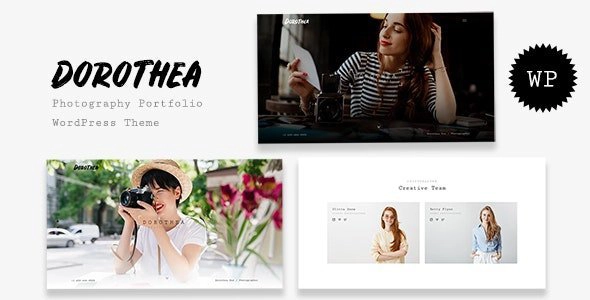 Dorothea Photography Portfolio WordPress Theme 1.0 GPL Theme