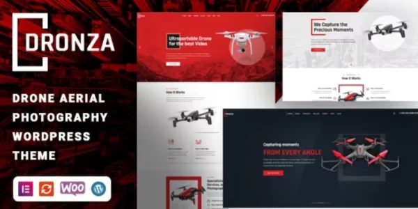 Dronza – Drone Aerial Photography WordPress Theme 1.4 GPL Theme