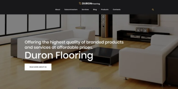 DuronFlooring Interior Furniture and Flooring WordPress Theme 1.0.0 GPL Theme