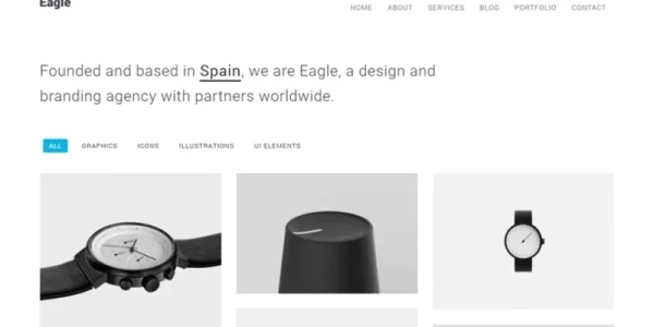 Eagle Responsive Minimal WordPress Theme 1.0 GPL Theme