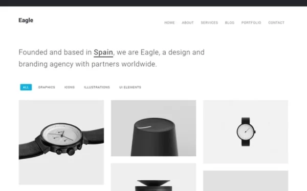 Eagle Responsive Minimal WordPress Theme 1.0 GPL Theme