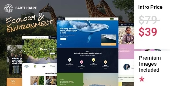 EarthCare Ecology and Environment Theme 1.0 GPL Theme