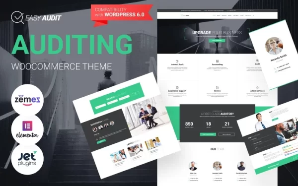 EasyAudit Auditing WordPress Theme 1.0.1 GPL Theme