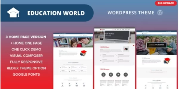 Education World WordPress Theme 1.0 GPL Theme