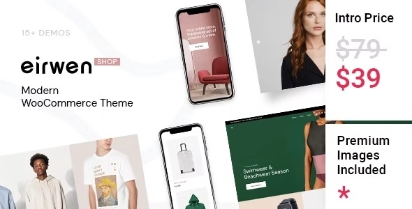 Eirwen Modern WooCommerce Theme 1.0 GPL Theme