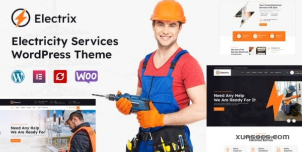 Electrik Electricity Services WordPress Theme 1.1 GPL Theme