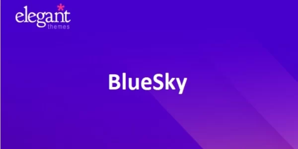 Elegant Themes BlueSky 5.0.12 GPL Theme