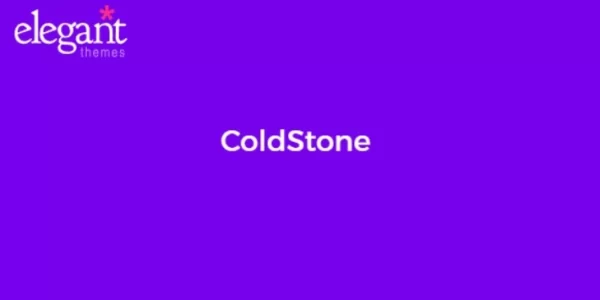 Elegant Themes ColdStone 6.7.13 GPL Theme