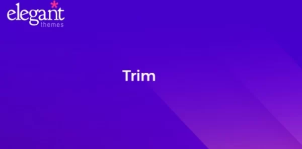 Elegant Themes Trim 2.3.13 GPL Theme