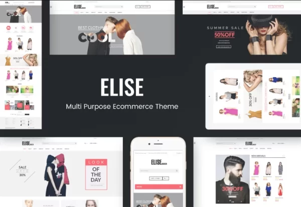 Elise Fashion WooCommerce WordPress Theme 1.3.6 GPL Theme