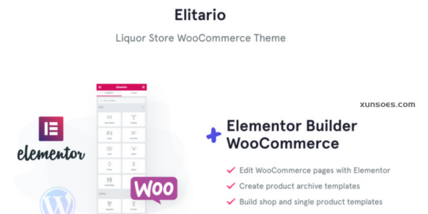 Elitario Liquor Store WooCommerce Theme 1.0.0 GPL Theme