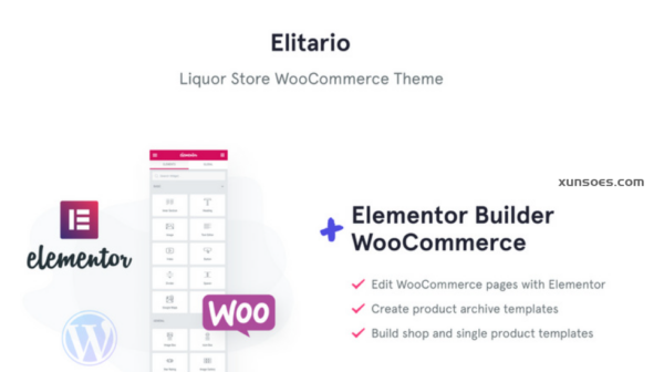 Elitario Liquor Store WooCommerce Theme 1.0.0 GPL Theme