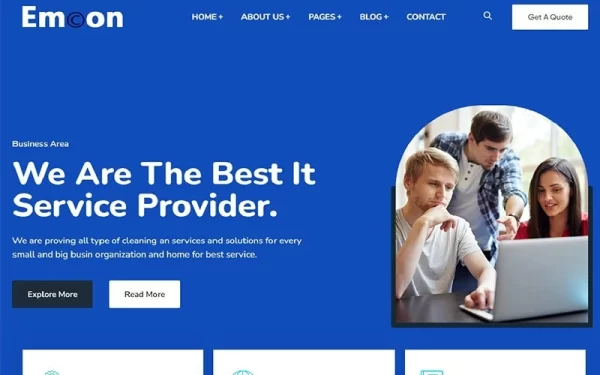 Emcon IT Solutions Company WordPress Theme 1.0.0 GPL Theme