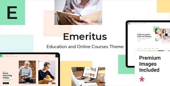 Emeritus Education and Online Courses Theme 1.0 GPL Theme