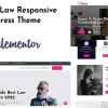 Emon Lawyer and Law Firm WordPress Theme 1.0.0 GPL Theme