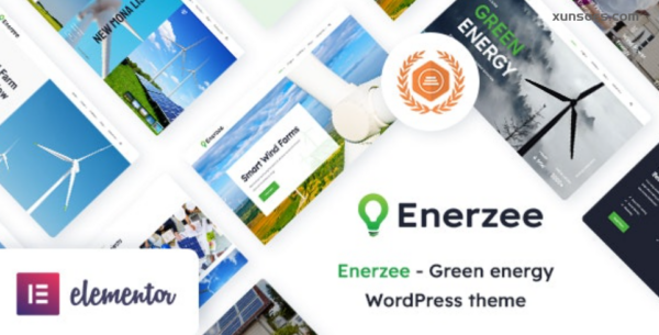 Enerzee  – Renewable Energy WordPress Theme 1.2 GPL Theme