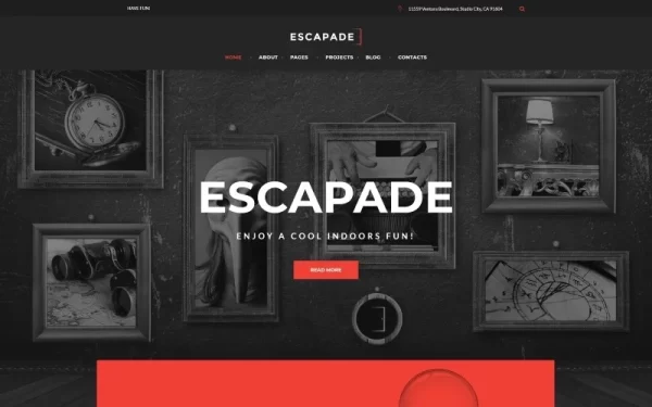 Escapade Escape Room Responsive WordPress Theme 1.0.0 GPL Theme