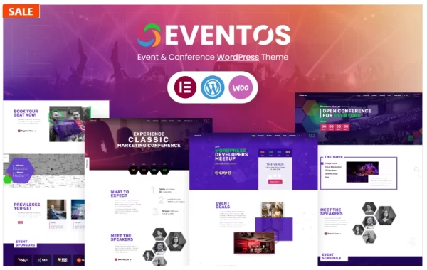 Eventos – An Event and Conference WordPress Theme 1.0 GPL Theme