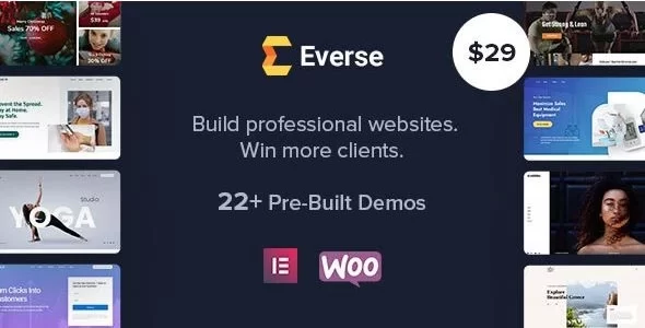 Everse | Multi-purpose Elementor WordPress Theme 1.8.3 GPL Theme