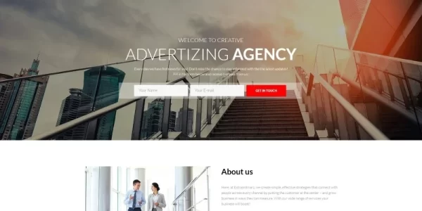 ExtraOrdinarz Advertising Agency WordPress Theme 1.0.0 GPL Theme