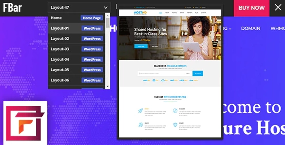 FBar Responsive WordPress Demo Switch Bar Plugin 3.0 GPL Plugins