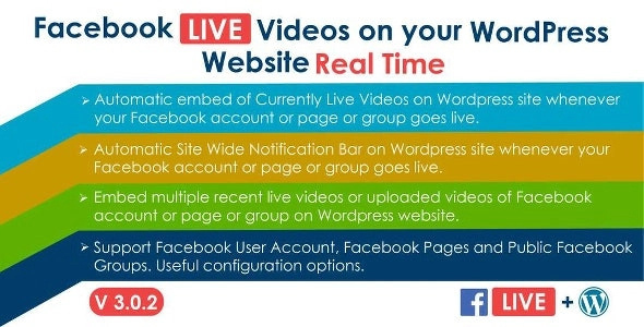 Facebook Live Video Auto Embed for WordPress 4.0.0 GPL Plugins