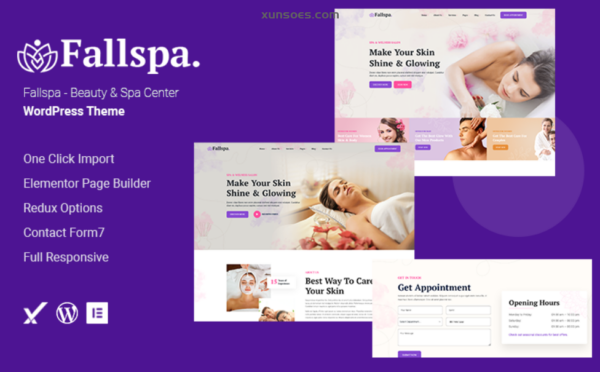 Fallspa Beauty Spa Center WordPress Theme 1.0.0 GPL Theme