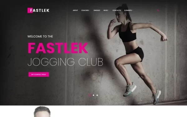 Fastlek Running Club Coaching WordPress Theme 1.0.0 GPL Theme