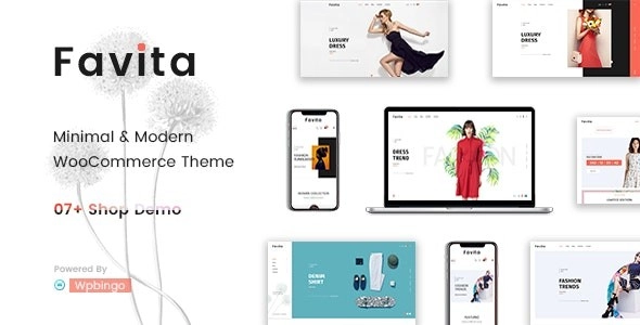 Favita Fashion WooCommerce WordPress Theme 1.0.1 GPL Theme