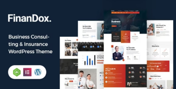 FinanDox Business Consulting WordPress Theme 2.0.0 GPL Theme