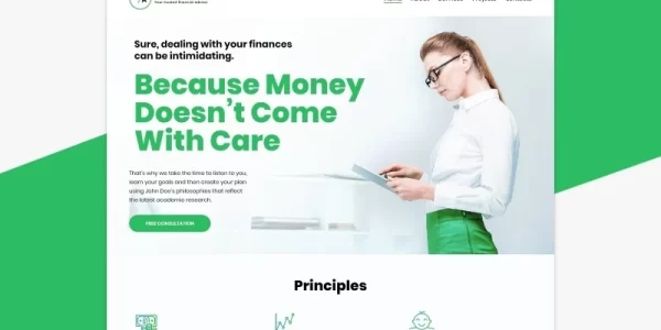 Financial Advisor Responsive WordPress Theme 1.0.0 GPL Theme