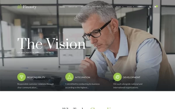 Finasty Efficient Business Services WordPress Theme 1.0.1 GPL Theme