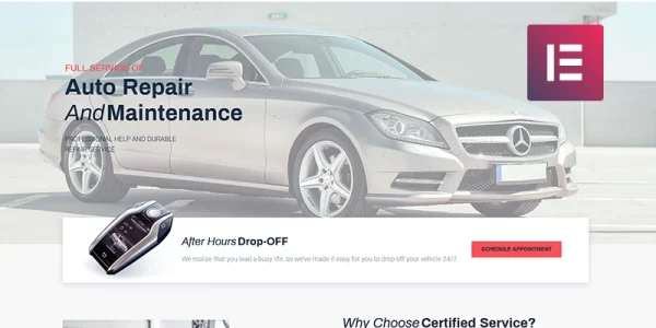 Fixeron Car Repair WordPress Elementor Theme WordPress Theme 1.0.0 GPL Theme