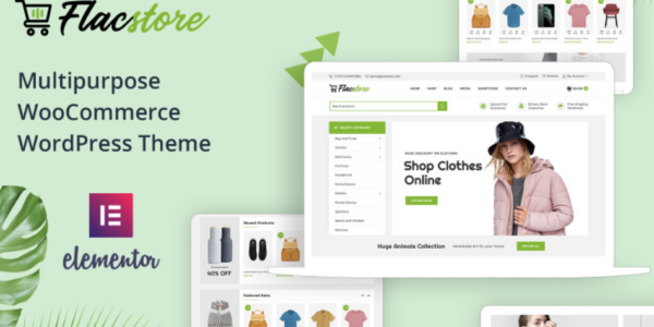 Flac Store Fashion and Accessories WooCommerce Theme 1.0 GPL Theme