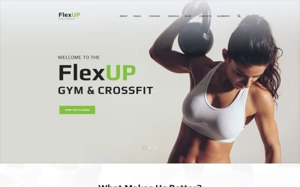 Flex Up Crossfit WordPress theme WordPress Theme 1.0.0 GPL Theme
