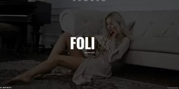 Foliex One Page Portfolio WordPress Theme 1.0 GPL Theme