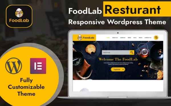 Foodlab Resturant Premium WordPress Theme WordPress Theme 1.0.0 GPL Theme