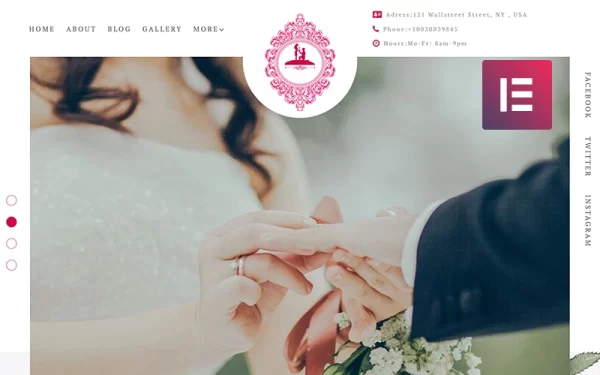 ForeverLove Wedding Landing WordPress Elementor Theme WordPress Theme 1.0.0 GPL Theme
