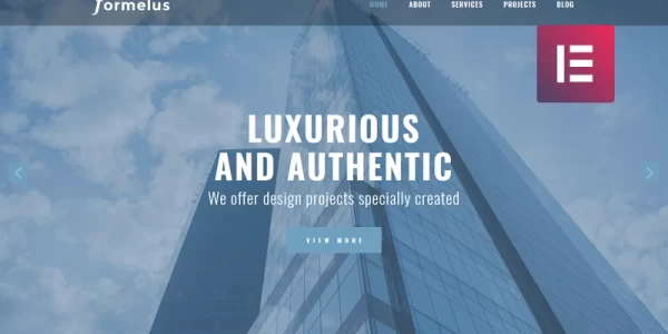 Formelus Architecture Multipurpose Modern WordPress Elementor Theme WordPress Theme 1.0.0 GPL Theme
