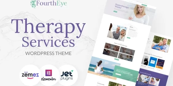 FourthEye Therapy Services Multipurpose Classic WordPress Elementor Theme WordPress Theme 1.0.0 GPL Theme