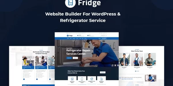 Fridge Website Builder For WordPress Refrigerator Service WordPress Theme 1.0.0 GPL Theme