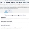 Full Screen Background Images Pro – by Amplify Plugins 2.5.0 GPL Plugins