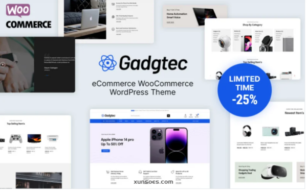 Gadgtec Electronics and Mobile WooCommerce Theme 1.0.0 GPL Theme