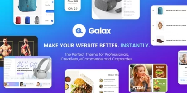Galax eCommerce Multi-Purpose WordPress Theme 1.0 GPL Theme